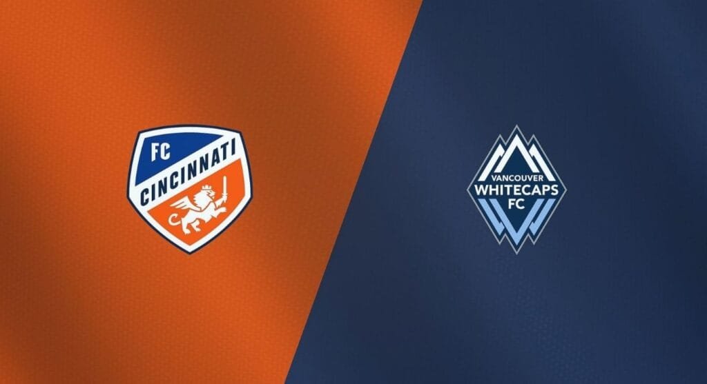 FC 신시내티와 밴쿠버 화이트캡스 구단 로고