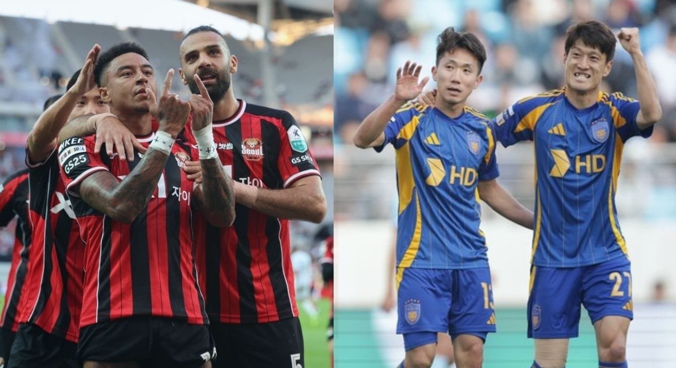 득점 후 기뻐하는 FC서울과 울산HD 선수들, FC서울 vs 울산HD 상대 전적