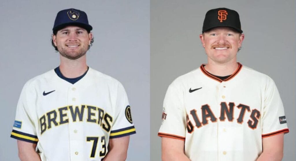7월 30일 MLB 밀워키 셰인 드로한과 샌프란시스코 로건 웹 선발 맞대결