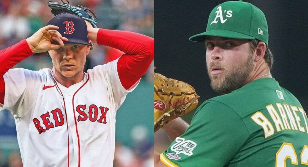 7월 31일 MLB 보스턴 소니 그레이와 애슬레틱스 메이슨 바넷 선발 맞대결