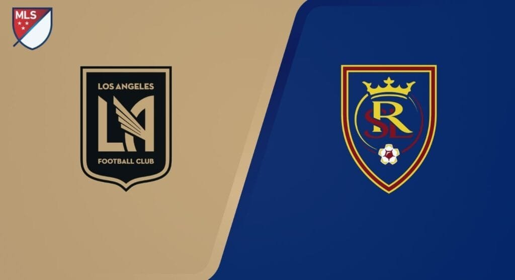 LAFC와 레알 솔트레이크 구단 로고