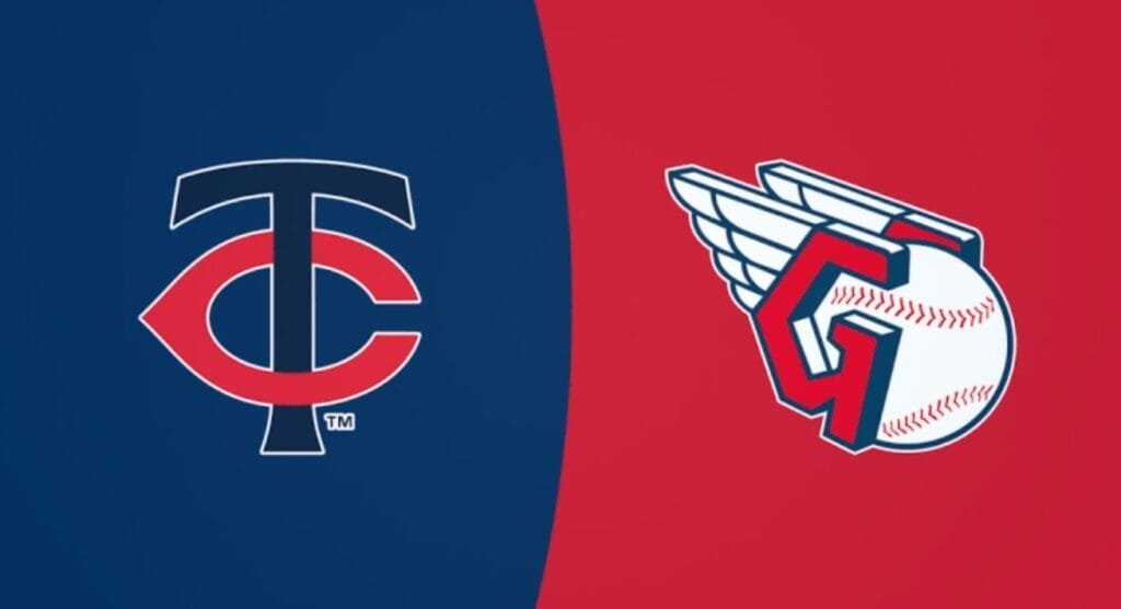 7월 23일 미네소타 vs 클리블랜드 경기를 나타낸 두 팀 로고