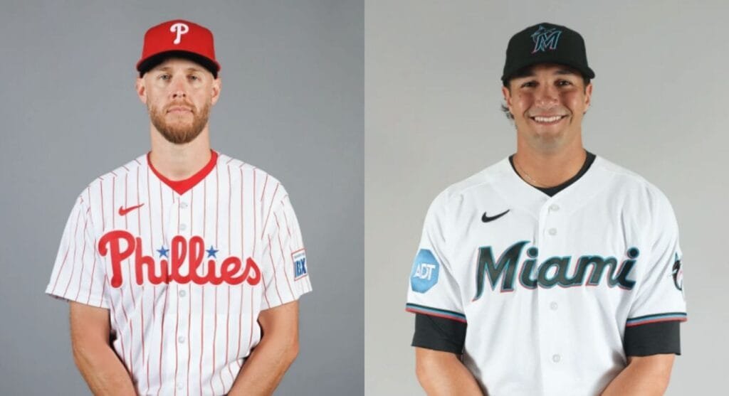 7월 28일 MLB 필라델피아 잭 휠러와 마이애미 타일러 필립스 선발 맞대결
