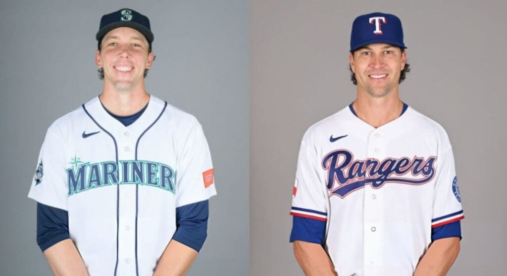 7월 27일 시애틀 로건 길버트와 텍사스 제이컵 디그롬의 MLB 선발 맞대결
